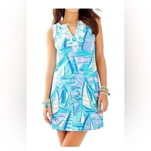 Lilly Pulitzer Harper Shift Dress -Aboat Time
Sailboats Print - Lilac - Large